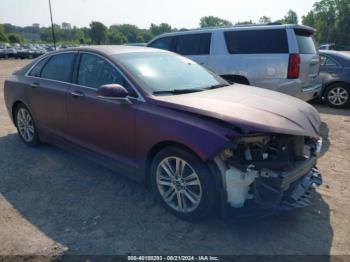  Salvage Lincoln MKZ