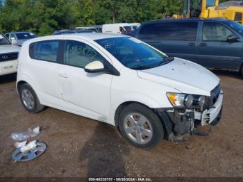  Salvage Chevrolet Sonic