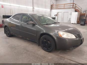  Salvage Pontiac G6