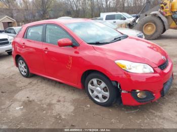  Salvage Toyota Matrix