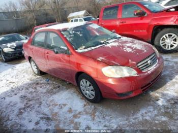  Salvage Toyota Corolla