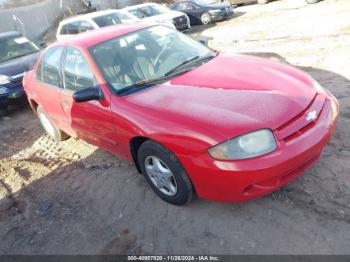  Salvage Chevrolet Cavalier