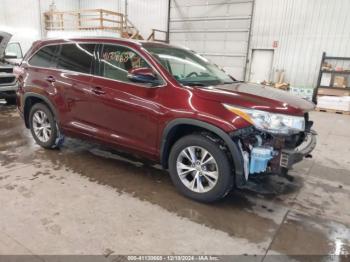  Salvage Toyota Highlander