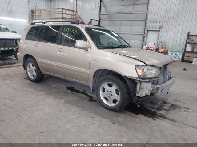  Salvage Toyota Highlander