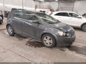  Salvage Chevrolet Sonic