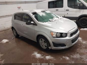  Salvage Chevrolet Sonic