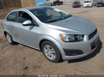 Salvage Chevrolet Sonic