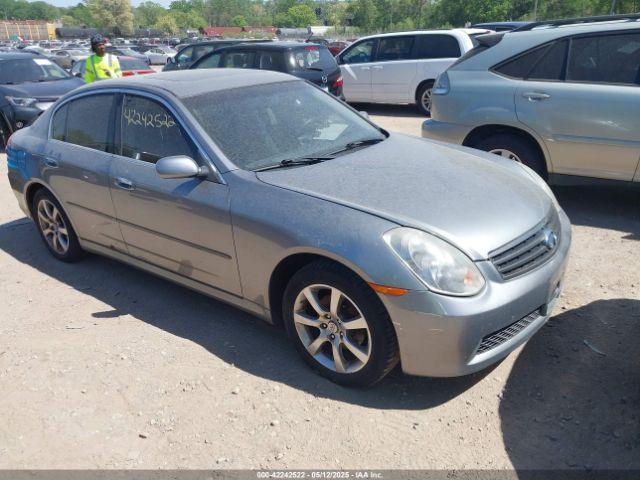  Salvage INFINITI G35x