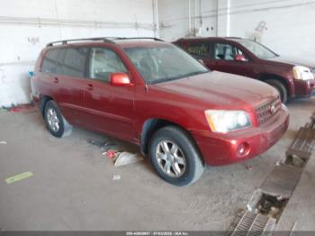  Salvage Toyota Highlander