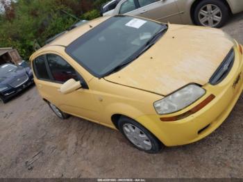  Salvage Chevrolet Aveo