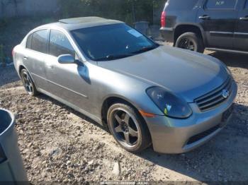  Salvage INFINITI G35x