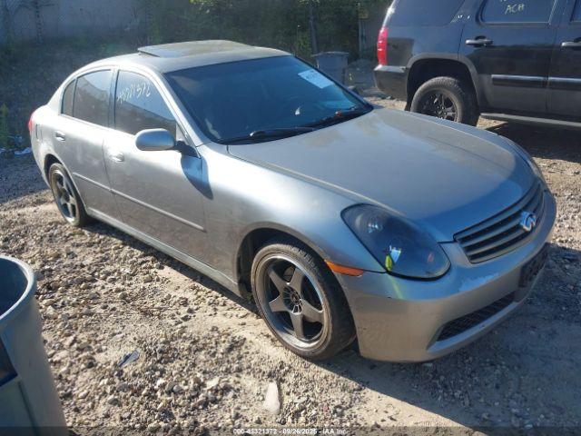  Salvage INFINITI G35x