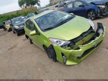  Salvage Toyota Prius c