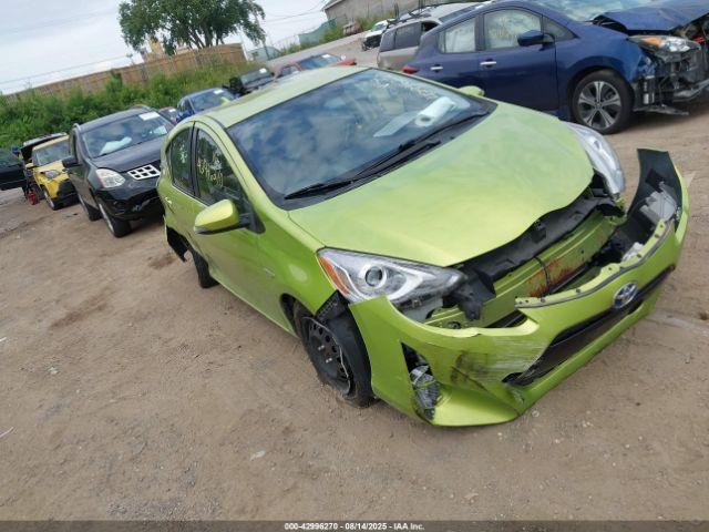  Salvage Toyota Prius c