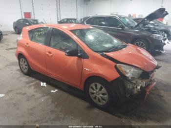  Salvage Toyota Prius c