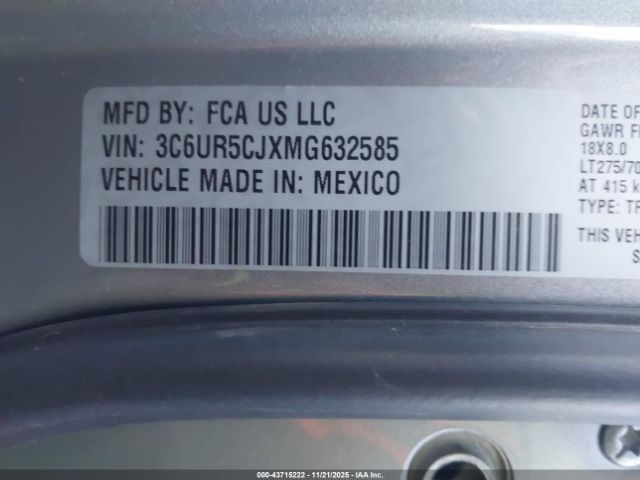 Ram 2500 Tradesman  4x4 6'4 Box Image 8