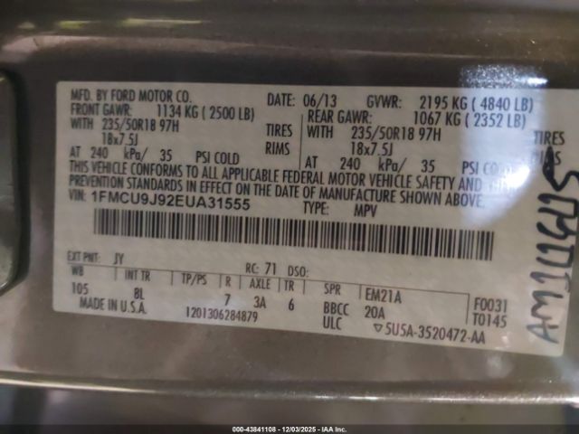 Ford Escape Titanium Image 8