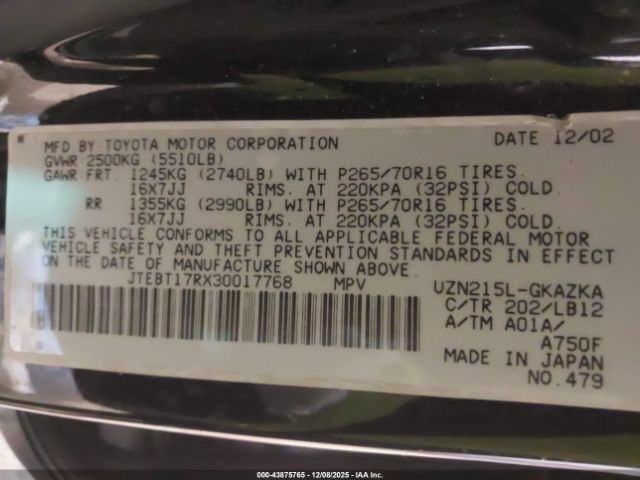 Toyota 4Runner Limited V8 Image 12