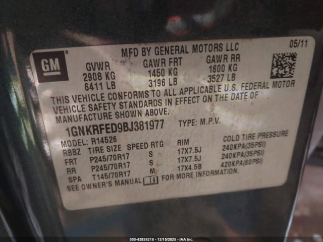 Chevrolet Traverse Ls Image 9