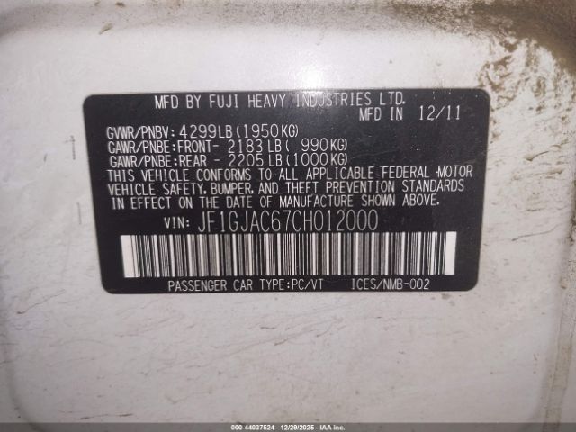 Subaru Impreza 2.0i Premium Image 7