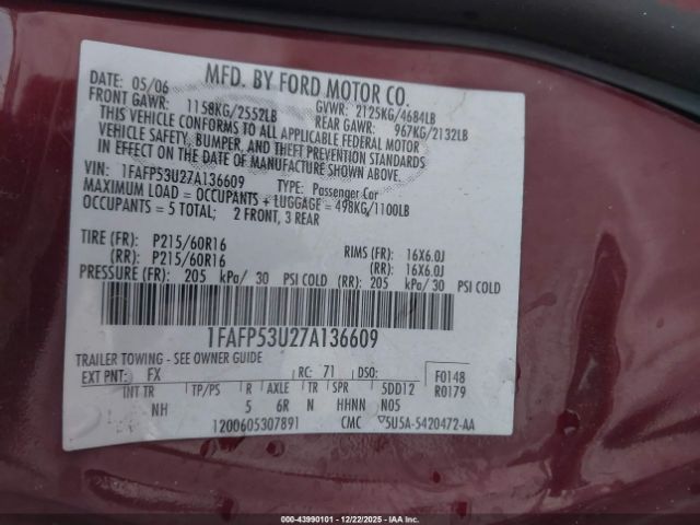 Ford Taurus Se Image 10