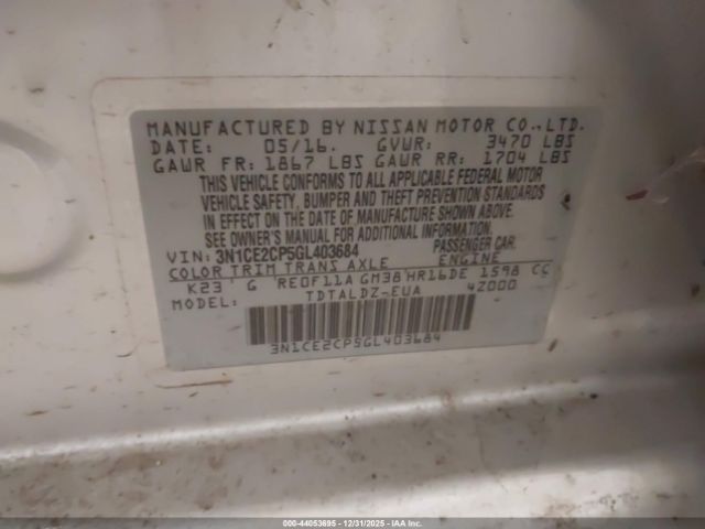 Nissan Versa Image 6