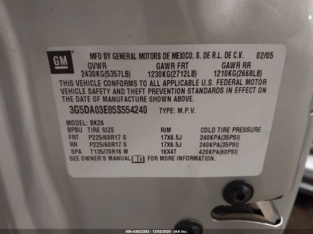 Buick Rendezvous Cx Image 10