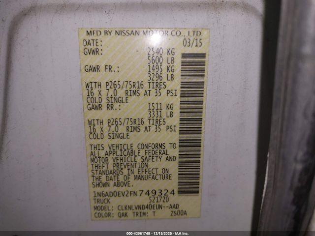 Nissan Frontier Pro-4x Image 15