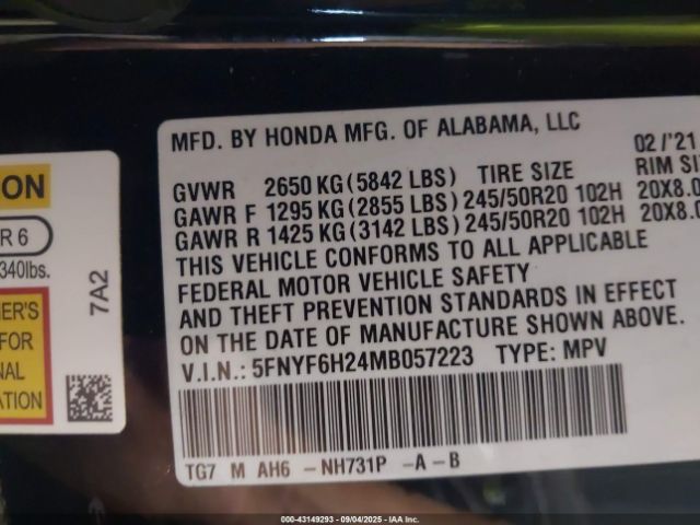 Honda Pilot Awd Special Edition Image 6