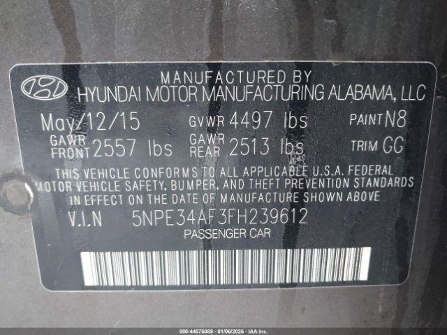 Hyundai SONATA Sport Image 4