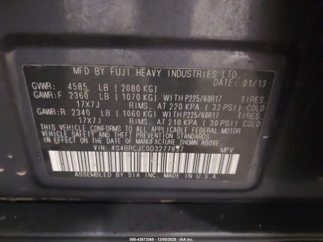 Subaru Outback 2.5i Limited Image 4