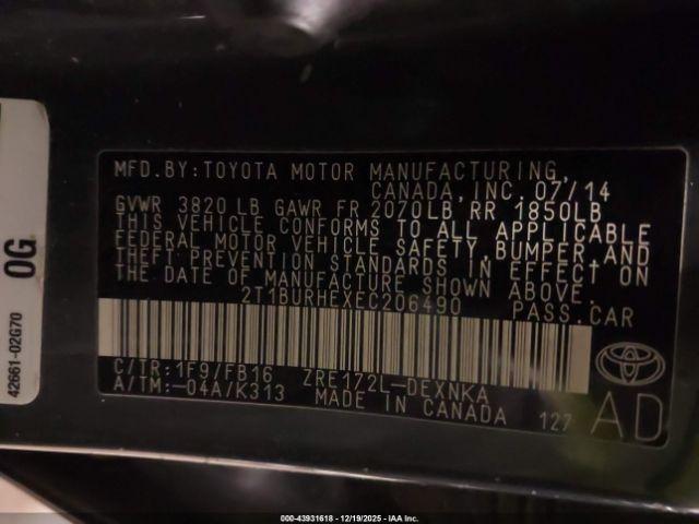 Toyota Corolla Le Image 9