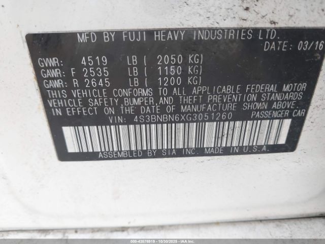 Subaru Legacy 2.5i Limited Image 16