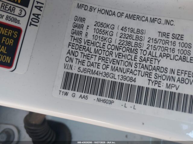 Honda CR-V Lx Image 2